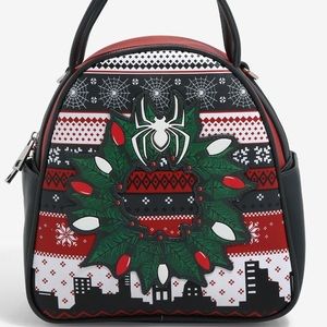 Marvel Spider-Man Christmas‎ Sweater Mini Backpack Boxlunch Miles Morales